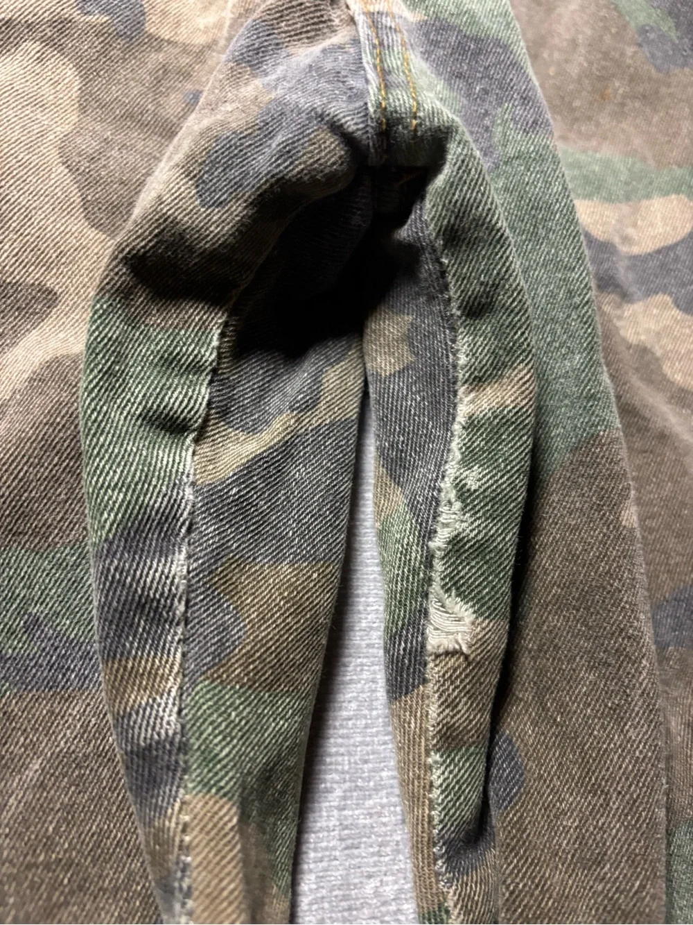 Camo Cargo Pants - Green/Brown Camouflage